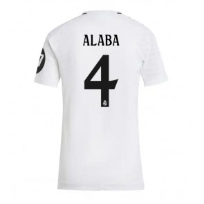 Real Madrid David Alaba #4 Hemmatröja Dam 2024-25 Kortärmad